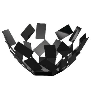 design Mario Trimarchi Basket in steel coloured with epoxy resin, black.